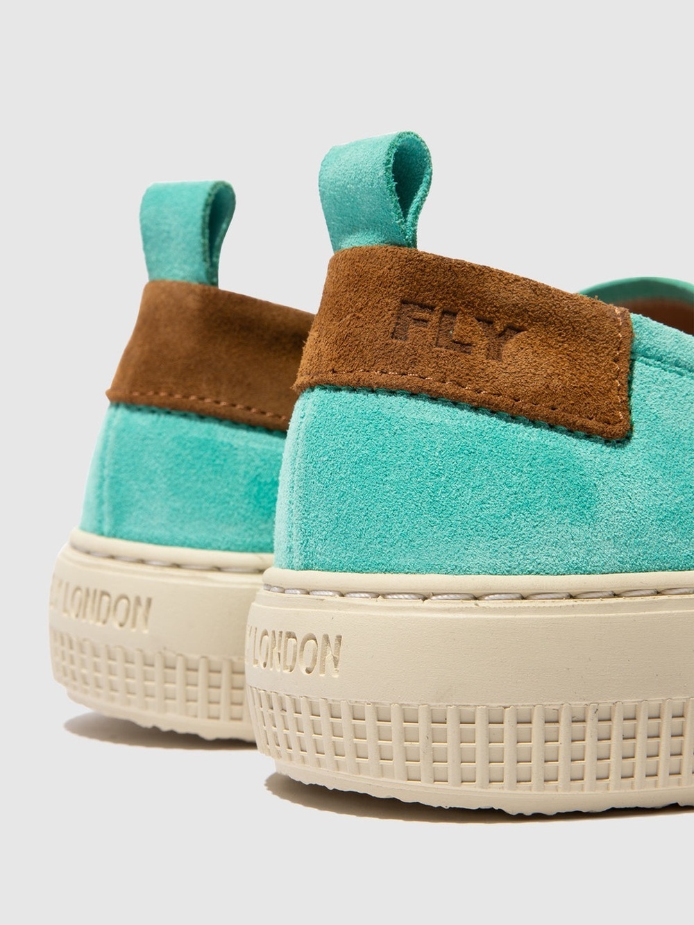 Fly London Slip-On Spearmint Trainers TANN625FLY
